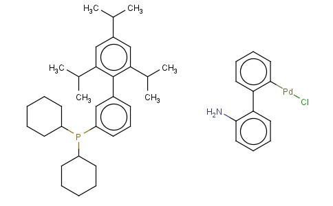  氯(2-二環(huán)己基膦基-2',4',6'-三異丙基-1,1'-聯(lián)苯基)[2-(2'-氨基-1,1'-聯(lián)苯)]鈀(II) 