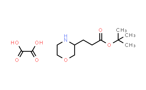 Tert-butyl 3-morpholin-3-YL-propionate oxalate