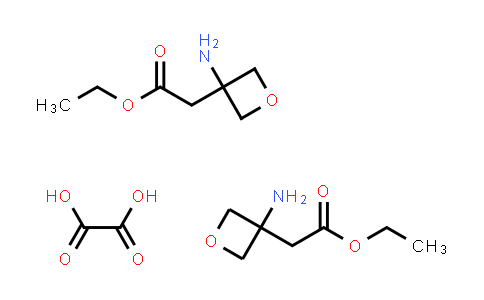 ethyl 2-(3-aminooxetan-3-yl)acetate hemioxalate
