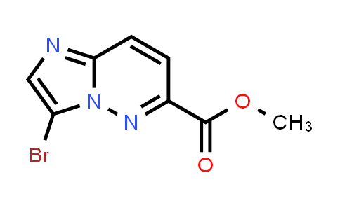 IMIDAZO[1,2-B]PYRIDAZINE-6-CARBOXYLIC ACID, 3-BROMO-, METHYL ESTER