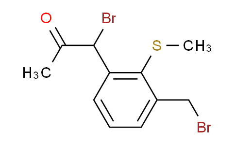 Bromo Bromomethyl Methylthio Phenyl Propan