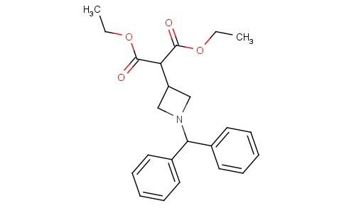 2-(1-benzhydryl-azetidin-3-yl)malonic acid diethyl ester