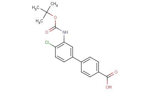3'-(Boc-amino)-4'-chloro-biphenyl-4-carboxylic acid
