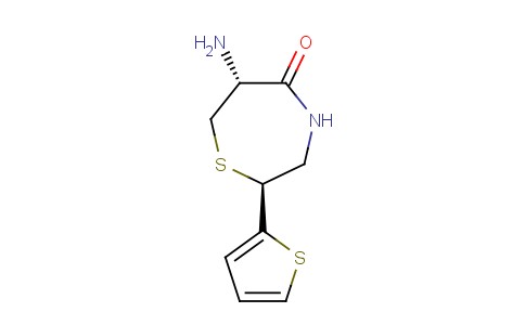 (2S,6R)-6-amino-2-(thiophen-2-yl)-1,4-thiazepan-5-one
