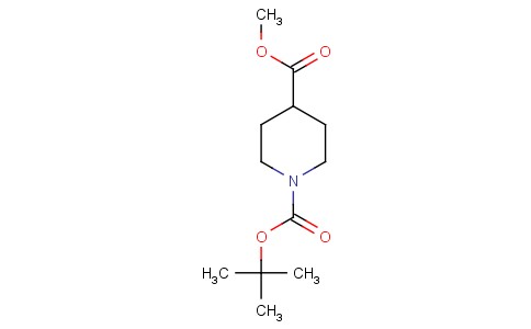 1-叔丁氧羰基-4-哌啶甲酸甲酯