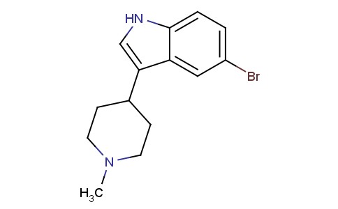 5-溴-3-(1-甲基-4-哌啶基)吲哚