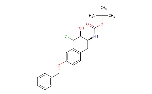 (2s,3s)-1-(4-(苄氧基)苯基)-4-氯-3-羥基丁烷-2-氨基甲酸叔丁酯