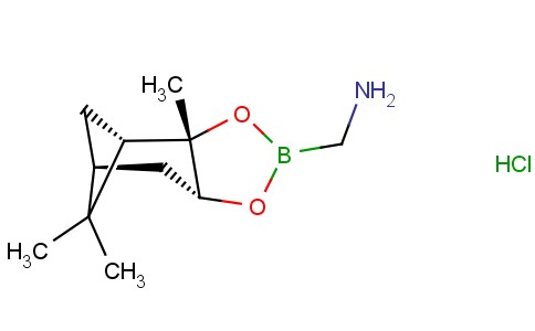 (3AS,4S,6S,7AR)-六氢-3A,5,5-三甲基-4,6-甲桥-1,3,2-苯并二氧硼烷-2-甲胺盐酸盐