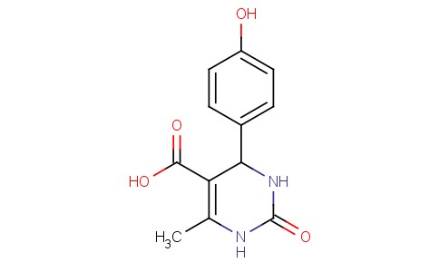 1,2,3,4-Tetrahydro-4-(p-hydroxyphenyl)-6-methyl-2-oxo-5-pyrimidinecarboxylic acid