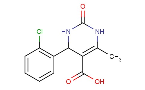 4-(2-Chlorophenyl)-1,2,3,4-tetrahydro-6-methyl-2-oxo-5-pyrimidinecarboxylic acid