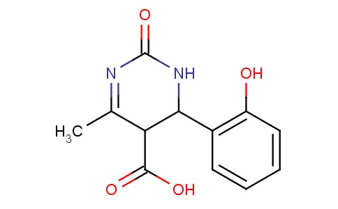 1,2,5,6-四氢-6-(2-羟基苯基)-4-甲基-2-氧代-5-嘧啶羧酸