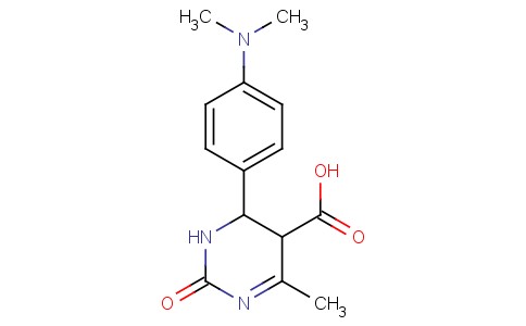 6-[4-(Dimethylamino)phenyl]-1,2,5,6-tetrahydro-4-methyl-2-oxo-5-pyrimidinecarboxylic acid