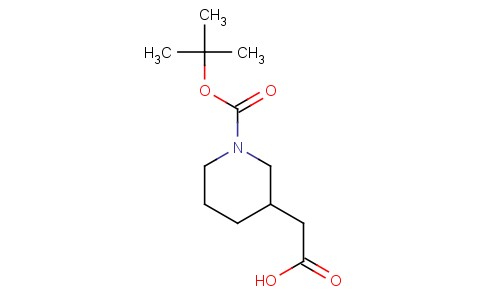 1-叔丁氧羰基-3-哌啶乙酸