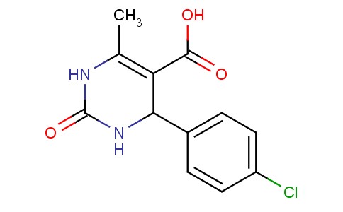 1,2,3,4-Tetrahydro-6-methyl-4-(4-chlorophenyl)-2-oxo-5-pyrimidinecarboxylic acid 