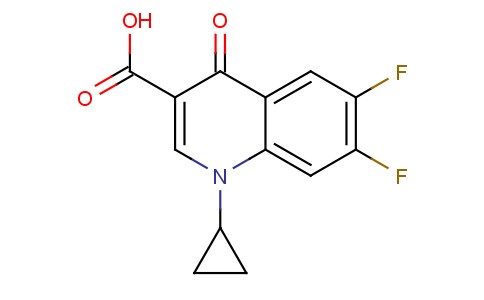 1-Cyclopropyl-1,4-dihydro-6,7-difluoro-4-oxoquinoline-3-carboxylic acid