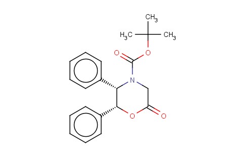 (2R,3S)-N-叔丁氧羰基-2,3-二苯基吗啉-6-酮