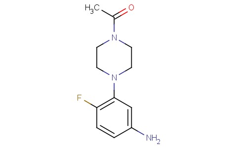 3-(4-Acetyl-piperazin-1-yl)-4-fluoroaniline