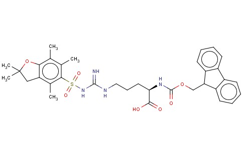 N'-[(2,3-二氢-2,2,4,6,7-五甲基苯并呋喃-5-基)磺酰基]-N-芴甲氧羰基-D-精氨酸