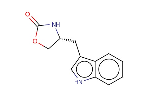 (R)-(-)-4-(3-吲哚基甲基)-2-惡唑烷酮