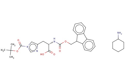 Fmoc-His(Boc)-OH cyclohexylammonium salt