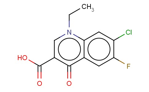 7-氯-1,4-二氫-1-乙基-6-氟-4-氧代-3-喹啉羧酸