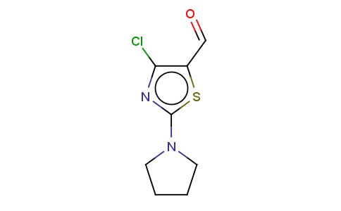 4-Chloro-2-(1-pyrrolidino)-5-thiazolecarboxaldehyde
