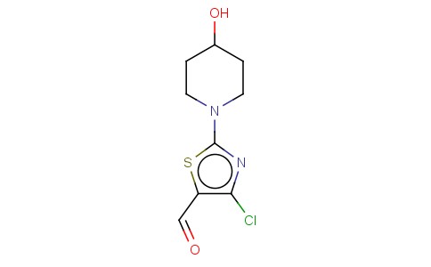 4-Chloro-2-(1-piperidin-4-ol)-5-thiazolecarboxaldehyde