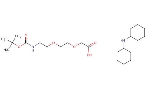 Boc-8-Amino-3,6-Dioxaoctanoic Acid.DCHA 