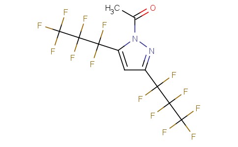 1-Acetyl-3,5-bis(heptafluoro-1-propyl)pyrazole