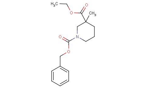 3-Methyl-1,3-piperidinedicarboxylic acid 3-ethyl 1-(phenylmethyl) ester