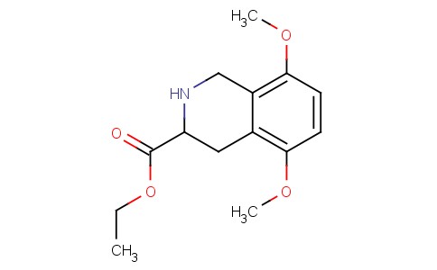 5,8-Dimethoxy-1,2,3,4-tetrhydroisoquinoline-3-carboxylic acid ethyl ester