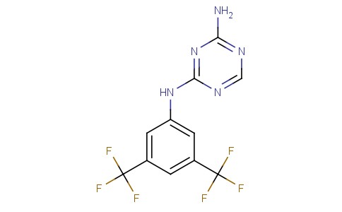 2-Amino-4-[3,5-bis(trifluoromethyl)phenyl]amino-1,3,5-triazine