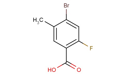 2-氟-4-溴-5-甲基苯甲酸