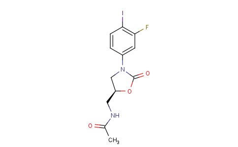 (S)-N-[3-(3-氟-4-碘-苯基)-2-氧代-唑烷-5-甲基]-乙酰氨