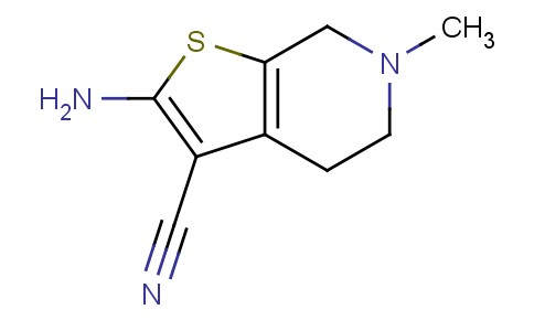 2-Amino-6-methyl-4,5,6,7-tetrahydrothieno[2,3-c]pyridine-3-carbonitrile 