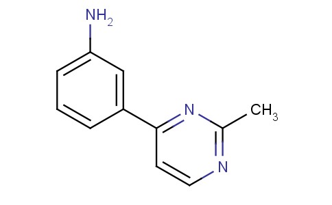 4-(3-Aminophenyl)-2-methylpyrimidine