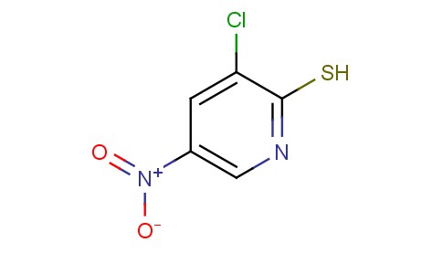 3-氯-2-疏基-5-硝基吡啶