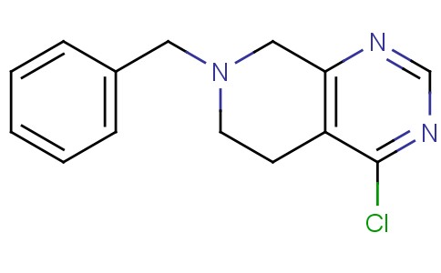 7-Benzyl-4-chloro-5,6,7,8-tetrahydropyrido[3,4-d]pyrimidine 