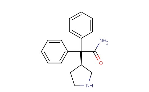 3-(S)-(1-Carbamoyl-1,1-diphenylmethyl)pyrrolidine