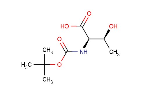 N-Α-叔丁氧羰基-D-苏氨酸
