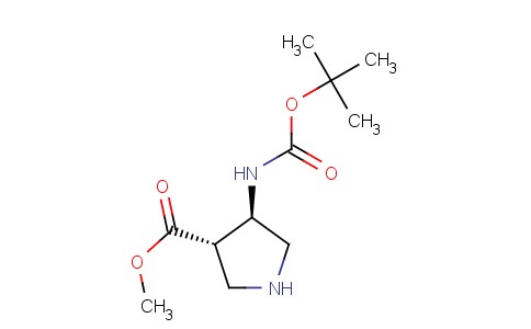 Trans-Methyl 4-N-Boc-amino-pyrrolidine-3-carboxylate