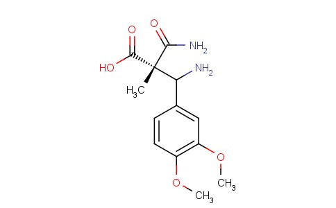 (S)-2-(Aminocarbonyl)-amino-3-(3,4-dimethoxyphenyl)-2-methylpropanoic acid
