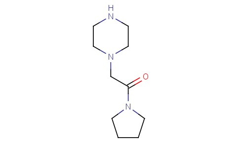 1-((Pyrrolidine-1-carbonyl)methyl)piperazine 