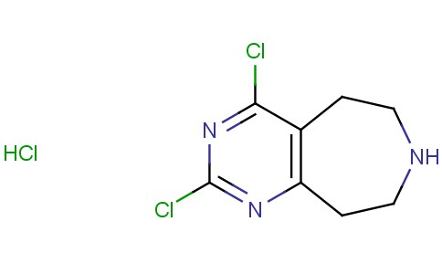2,4-Dichloro-6,7,8,9-tetrahydro-5H-pyrimido[5,4-d]azepine hydrochloride