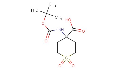 4-BOC-Amino-4-Carboxy-1,1-Dioxo-Tetrahydrothiopyran