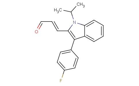 (2E)-3-[3-(4-Fluorophenyl)-1-(1-methylethyl)-1H-indol-2-yl]-2-propenal