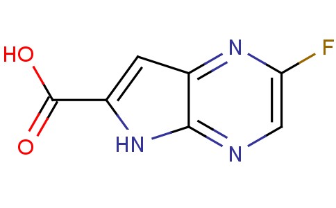 2-Fluoro-5H-pyrrolo[3,2-b]pyrazine-6-carboxylic acid 