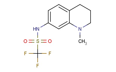 Methanesulfonamide, 1,1,1-trifluoro-N-(1,2,3,4-tetrahydro-1-methyl-7-quinolinyl)-