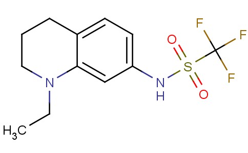 N-(1-ethyl-1,2,3,4-tetrahydroquinolin-7-yl)-1,1,1-trifluoromethanesulfonamide