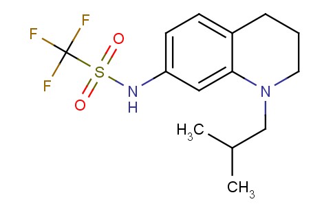 1,1,1-Trifluoro-N-(1-isobutyl-1,2,3,4-tetrahydroquinolin-7-yl)methanesulfonamide